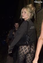 Lottie Moss Sizzles In Sexy See Through Outfit At Chiltern Firehouse