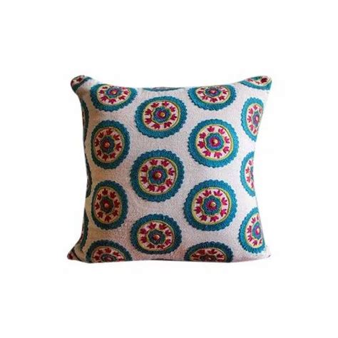 Embroidery Embroidered Linen And Cotton Velvet Cushion Cover Size