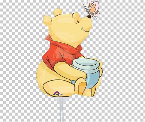 Winnie The Pooh Piglet Pooh And Friends Party Balloon Png Clipart Art
