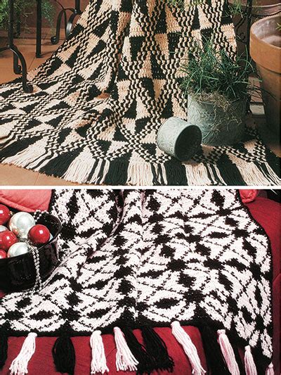 A Collection Of Crochet Afghan Patterns To Download From