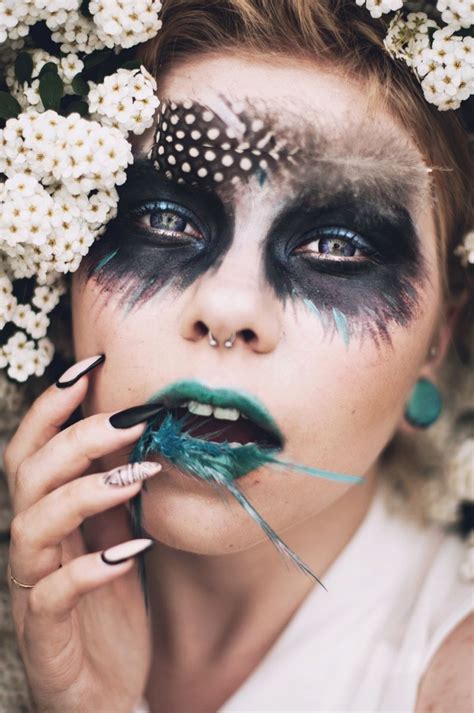 Photographer Paulina Siwiec Makeup Dorota Swat Model Clareminee Dark Beauty Dark Beauty