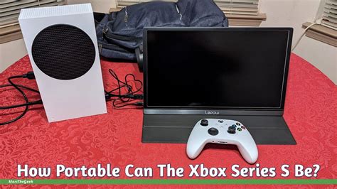 How Portable Can The Xbox Series S Be Youtube