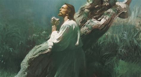 Jesus Praying In The Garden Of Gethsemane Lds