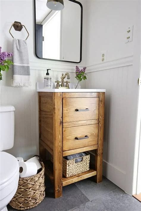 30 Diy Bathroom Cabinet Projects Diyncrafty