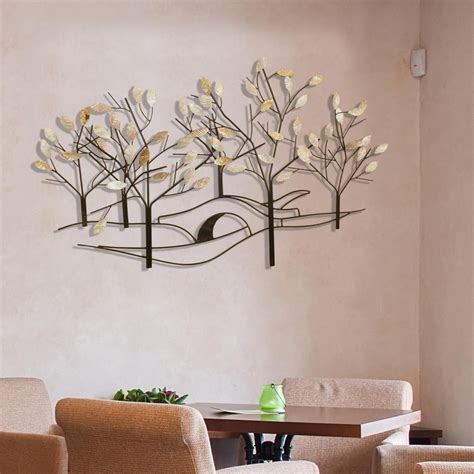 The dark, rich metallic hues and weathered appearance make bronze wall decorations an intriguing addition to rooms with old world charm. 2021 Latest Tree Shell Leaves Sculpture Wall Decor