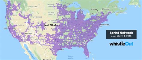 Sprint Coverage Map How It Compares Whistleout