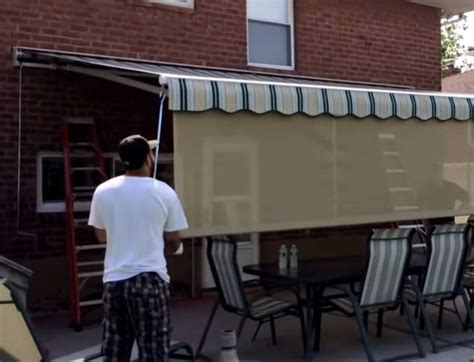 Cool Your Patio Or Deck Off Fast The Awning Warehouse Ny Awnings