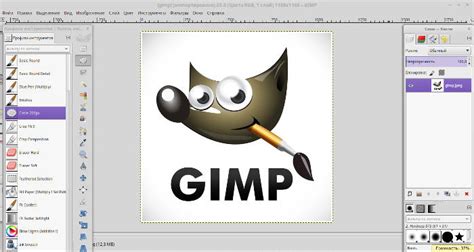 Как в Gimp сделать прозрачный фон