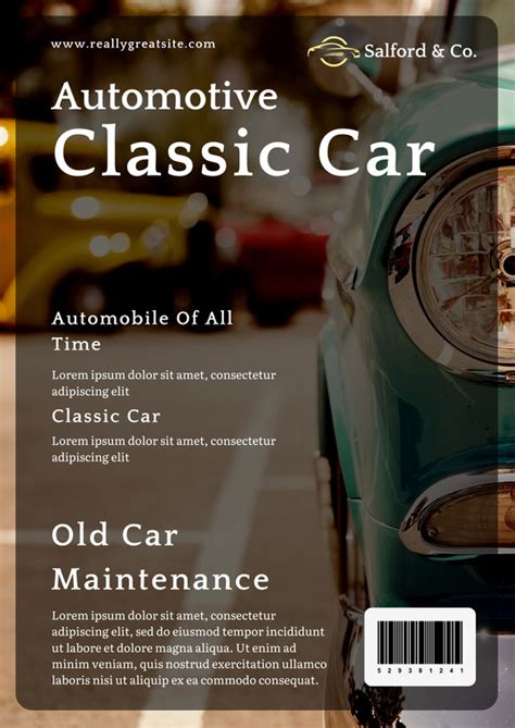 Free Car Magazine Cover Templates 100 Customizable Canva