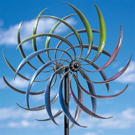 Bits And Pieces The Original Rainbow Wind Spinner Decorative Lawn