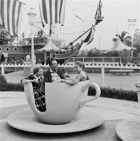 Walt Disney His Wife Lillian And Their Daughter Diane