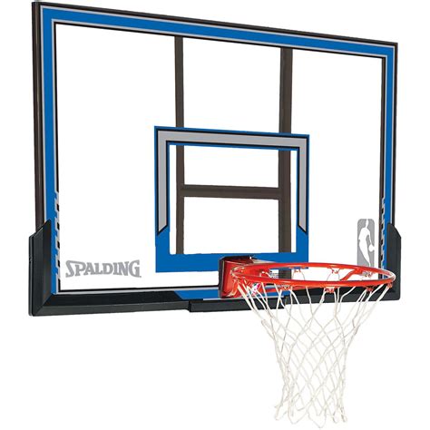 Spalding Basketball Backboard Rim Combo 79349 50 In Polycarbonate Kit