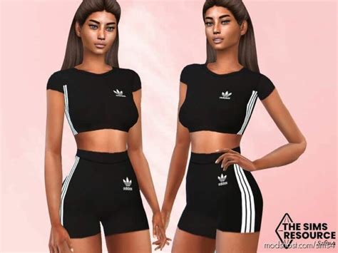 Fitness Full Outfit Sims 4 Clothes Mod Modshost