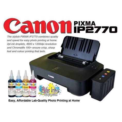 You must be logged in to post a comment. Canon Pixma IP2770/772 with CISS and Premium Dye Inks ...