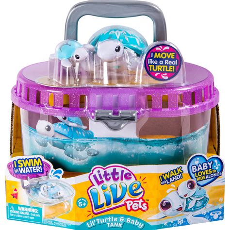 Little Live Pets S4 Lil' Turtle Tank - Walmart.com