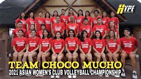 team choco mucho official avc lineup of the philippine women s national volleyball team 2021