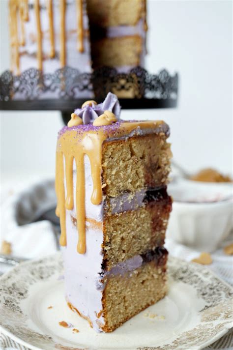 Bake one of our easy cakes for a comforting sweet treat, from victoria sponge and chocolate fudge cake to frosted banana loaf and classic carrot cake. peanut butter & jelly layer cake | The Baking Fairy