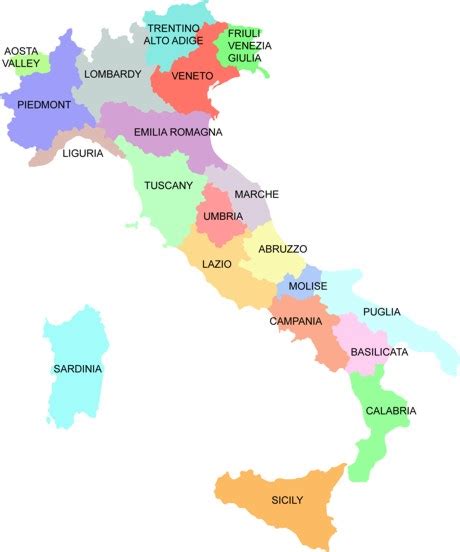 Detailed maps of italy in good resolution. Italy regions map