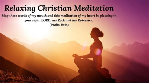 Christian Guided Meditation Relaxing Christian Meditation For Sleep