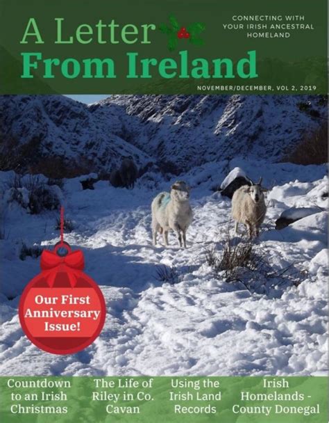 Irish Magazines A Letter From Ireland