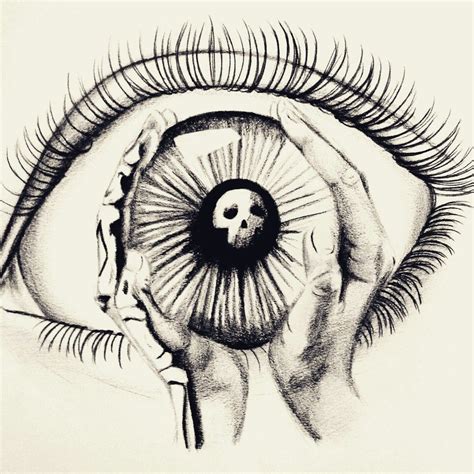 That Very Last Moment In The Eye Surrealism Drawing Surreal Art