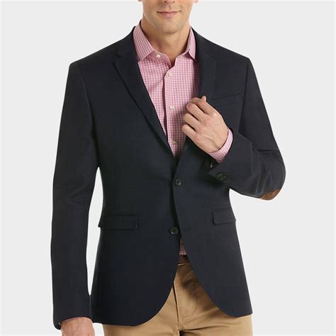 Aptro men's winter stylish premium wool trench coat long slim fit overcoat business suits. Alta Moda Navy Slim Fit Sport Coat | Men's Wearhouse ...