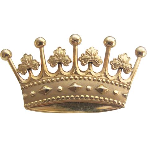 From brilliant dramatisation to acting to score to cinematography: Vintage Gold-Filled Royal Crown Brooch By Lester from ...