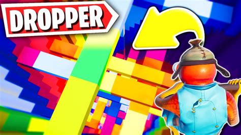 Worlds Biggest Rainbow Dropper Map Challenge Fortnite Creative Mode