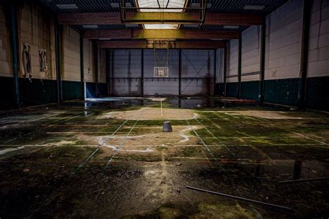 Abandoned Basketball Court Providence College Abandoned Basketball