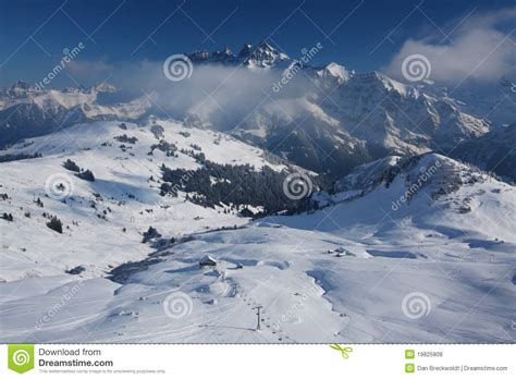 Swiss Alps In Winter Royalty Free Stock Photos Image