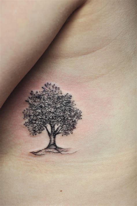 Pin By Cindy Newberg On Tattos Tree Tattoo Small Oak Tree Tattoo