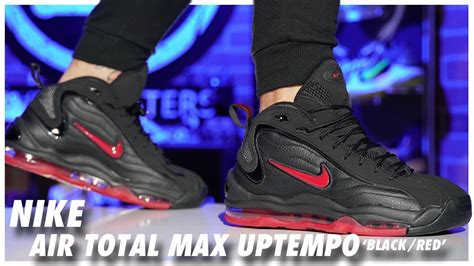 Nike Air Total Max Uptempo Blackred Youtube