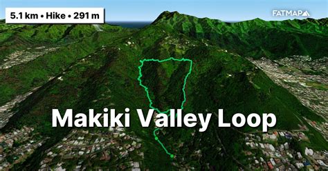 Makiki Valley Loop Outdoor Map And Guide Fatmap