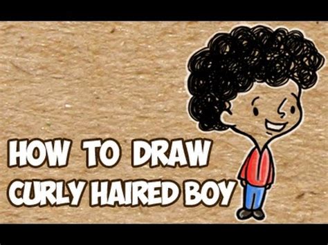 This tutorial shows how to draw male hair in different hairstyles. How to Draw a cartoon boy with curly hair step by step ...