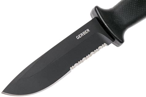 Gerber Prodigy Fixed Blade Black Serrated 22 01121 Fixed Knife