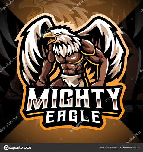Mighty Eagle Esport Mascot Logo Design Stock Vector Image By ©visink