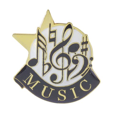 Music Recognition Pin With Box Dinn Trophy