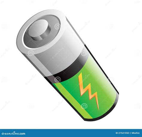 Illustration Of A Battery Stock Illustration Illustration Of