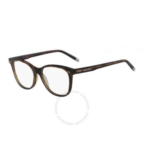 calvin klein ladies tortoise square eyeglass frames ck599023453 750779117552 eyeglasses jomashop