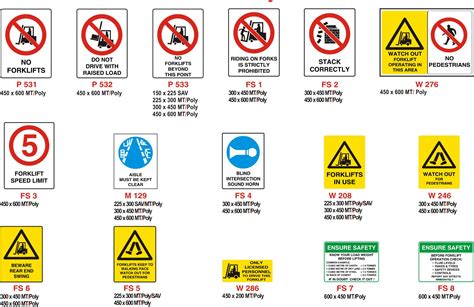 Forklift Safety Signs Papillon Australia Pty Ltd