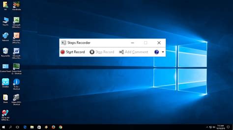 Hidden Steps Screen Recorder Of Windows 10817 Psr Youtube