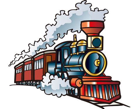 Train Rail Transport Steam Locomotive Clip Art Railroad Tracks Png
