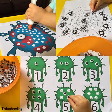 Halloween Activities And Printables With Googly Eyes Totschooling