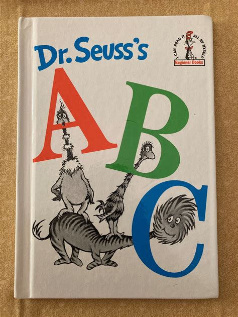 Dr Seusss Abc 1st Ed Random House 1963 Grolier Book Etsy