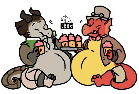 Your Auncle Tapir 🍕🍹commissions Open On Twitter 2 Chibis For Fatgao713 One For Hot Stuffs