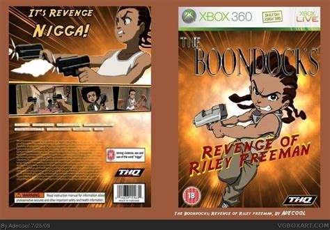 The Boondocks Revenge Of Riley Freeman Xbox 360 Box Art Cover By Adecool