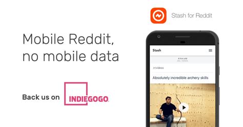 But you also need to get a verification code from reddit without using your phone number, right? Stash - Mobile Reddit Without Mobile Data | Indiegogo