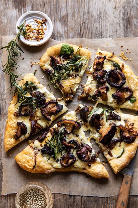 Purchase a minimum $25 gift card and receive $5 off your order. French Onion Mushroom Pizza. - Half Baked Harvest