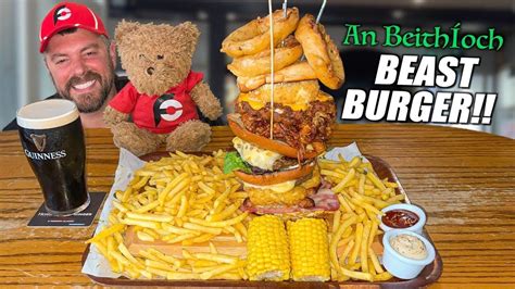 Undefeated An Beithíoch Irish Beast Burger Challenge Food Videos