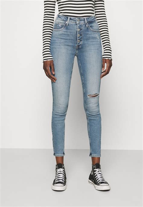Calvin Klein Jeans High Rise Ankle Jeans Skinny Fit Denim Medium
